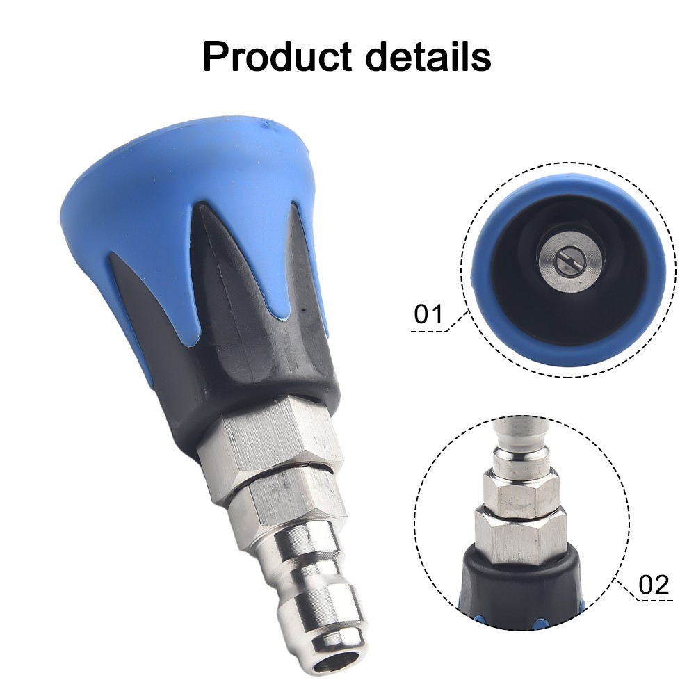 High Pressure Cleaning Machine Nozzle 0° / 25° / 40° Easy to Install and Use