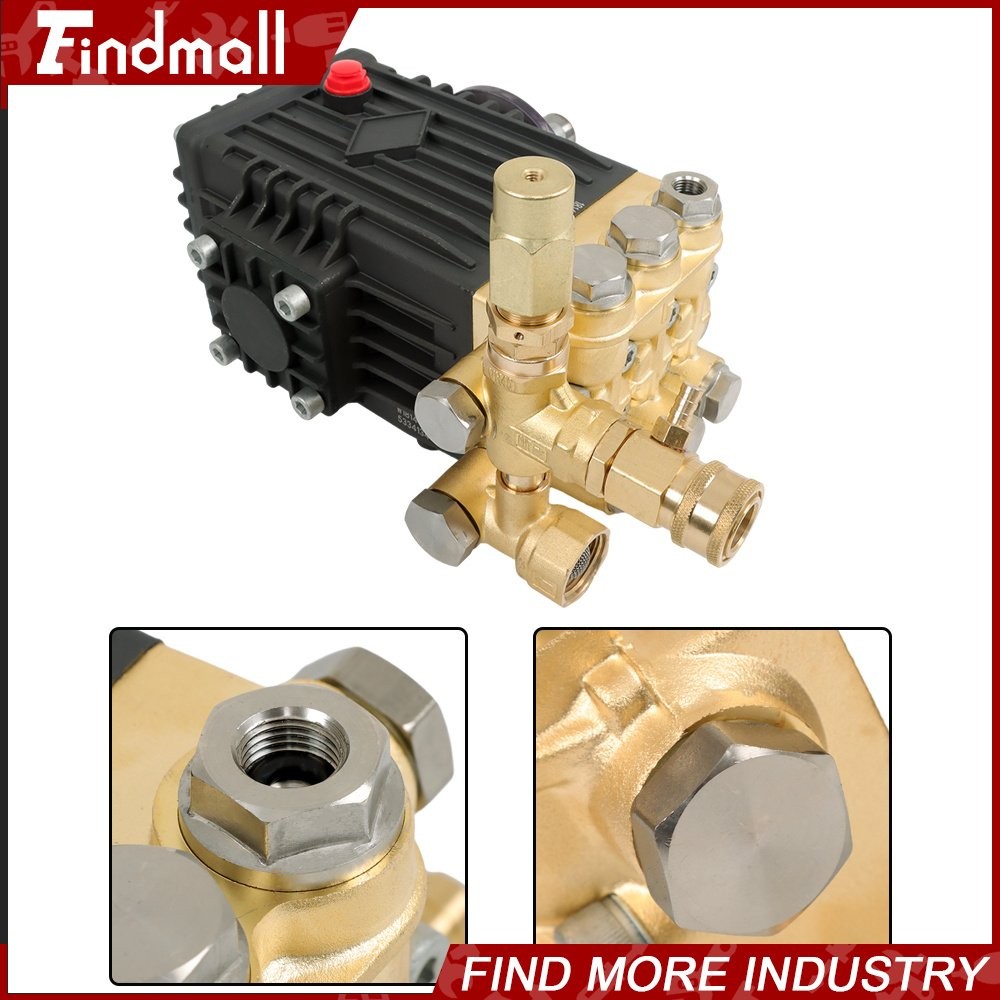 4.9GPM Belt Drive Pressure Power Washer Pump 24mm Solid Shaft 3600 PSI