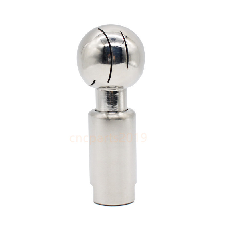 BSP 1/2 3/4 Inch Sanitary Rotary Spray Ball CIP Tank Claening Head 360° nozzle