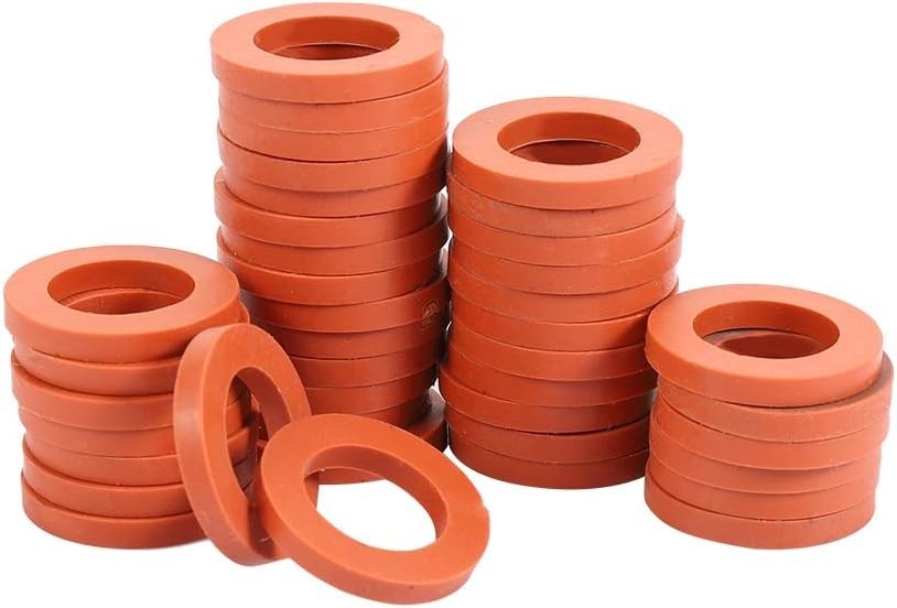 “50 Rubber Washer Garden Hose Washers Soft Washers Fittings for 3/4″” Garden Hos