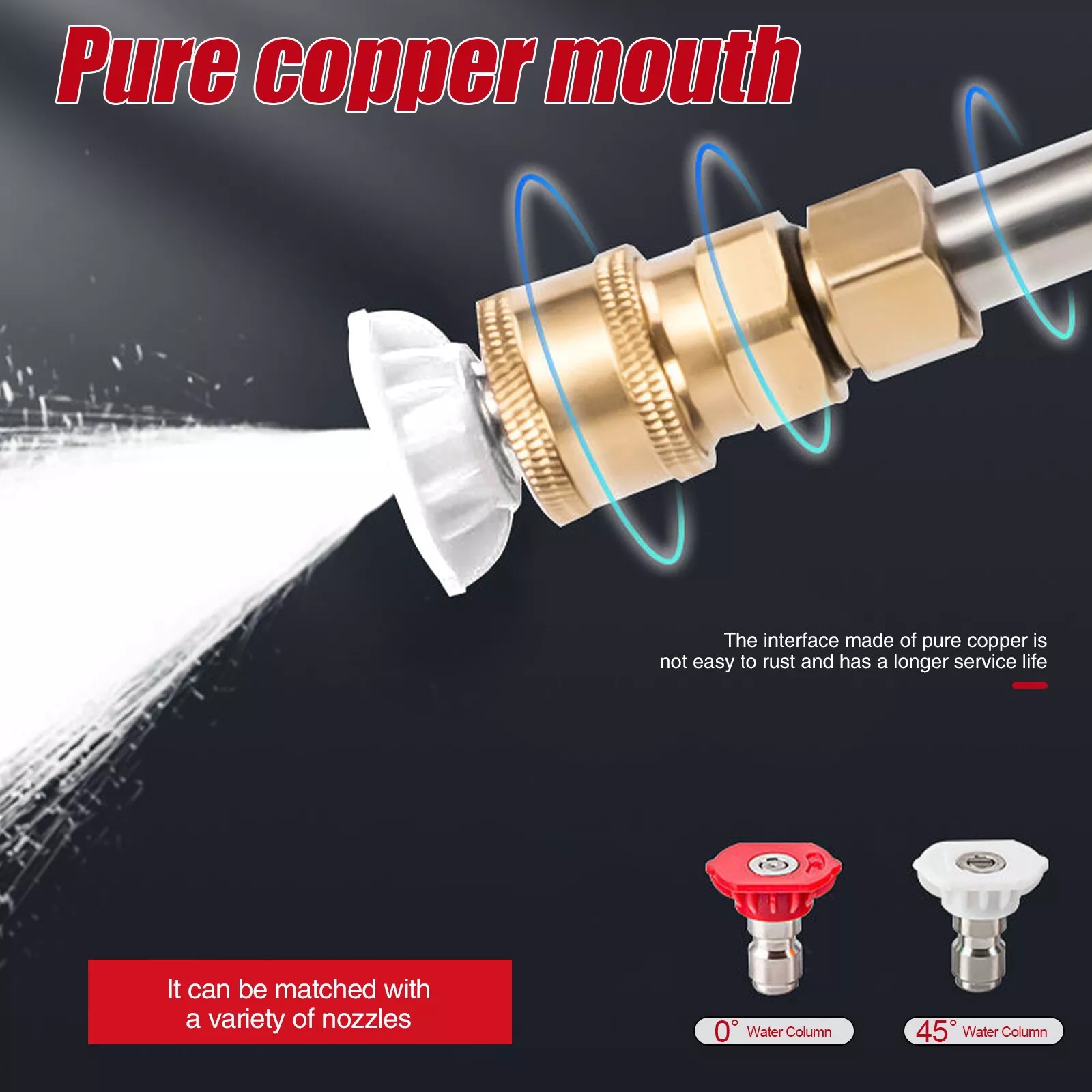 Portable Cordless Electric High Pressure Water Spray Gun Car Wash Cleaner Tool