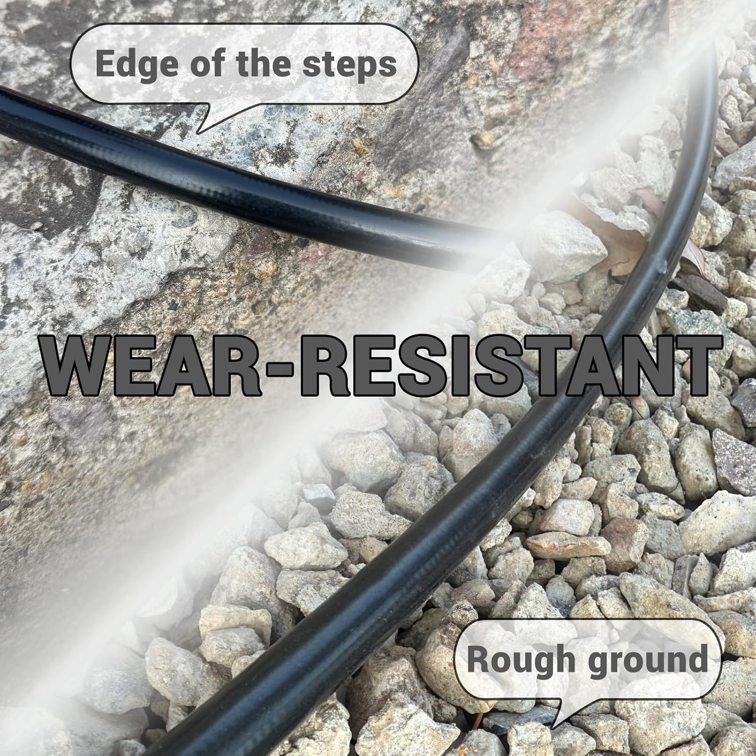 3600 PSI 1/4″ Pressure Washer Hose 50FT with 3/8″ Quick Connect Kit