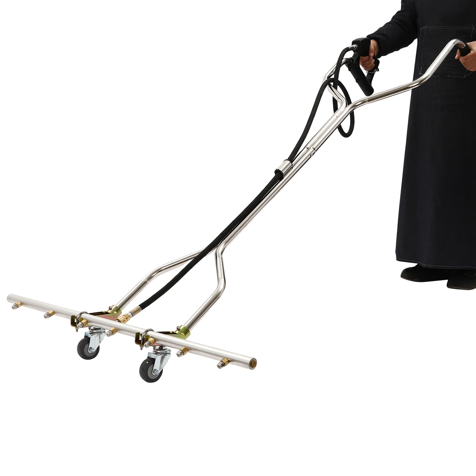 39” 5000psi Pressure Washer Water Broom with 7 Nozzles For Hot and Cold Water