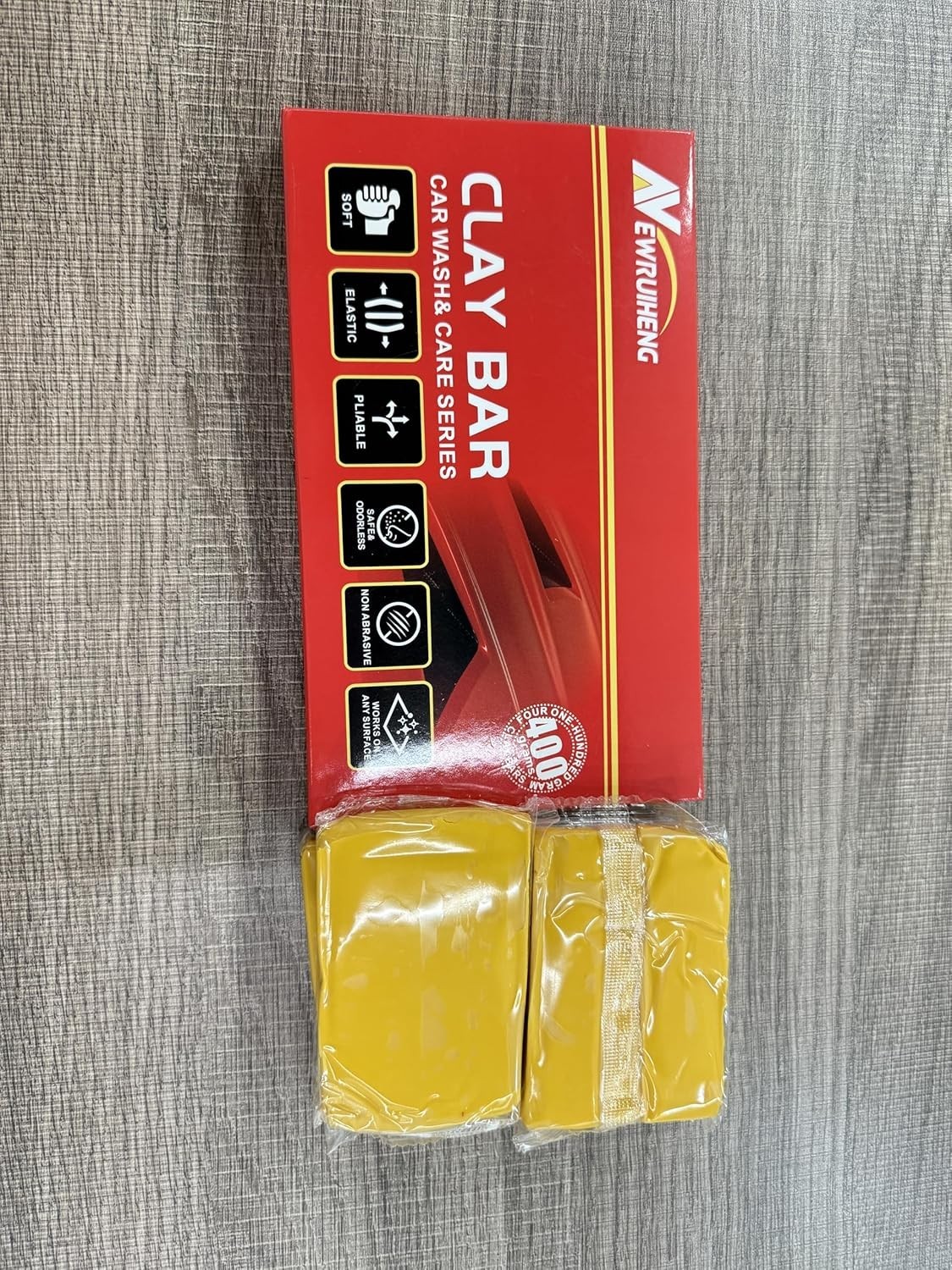 Car Clay Bar 4 Pack 400g, Premium Grade Clay Bars Detailing Magic Clay Bar