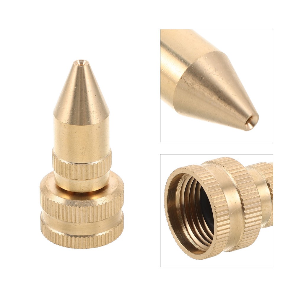 2Pcs Brass Pump Sprayer Nozzle Replacement Adjustable Durable Garden Tip