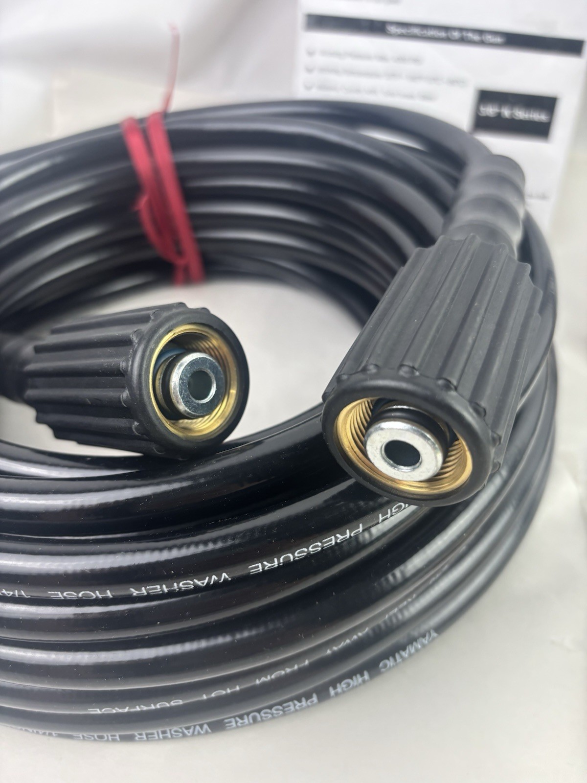 50ft YAMATIC Pressure Washer Gun and Hose Kit 3/8″ Swivel Quick Connect M22-14mm