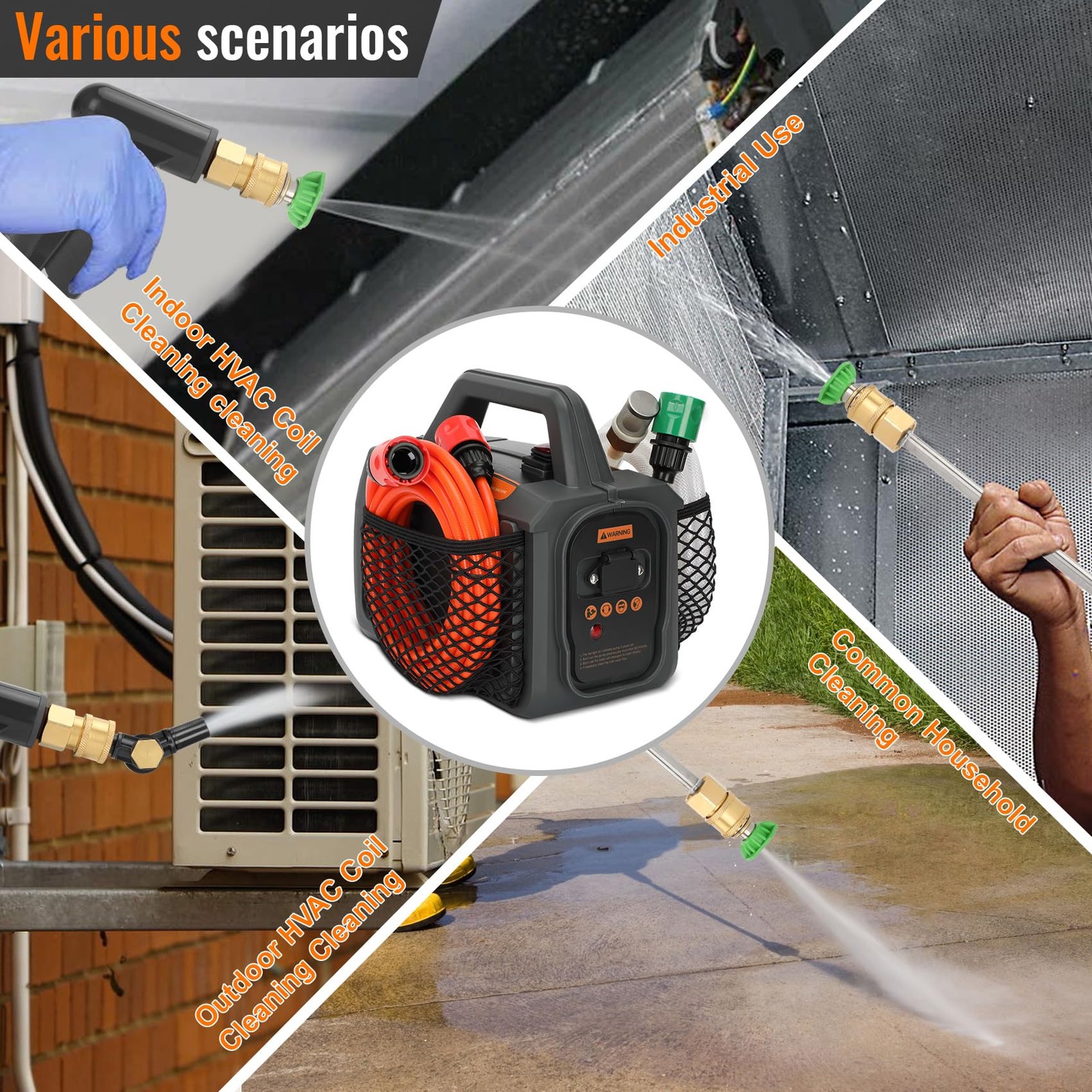 ZPB140 Port A Blaster HVAC Coil Cleaning Sprayer Coil Jet Cleaner AC 120V 80W