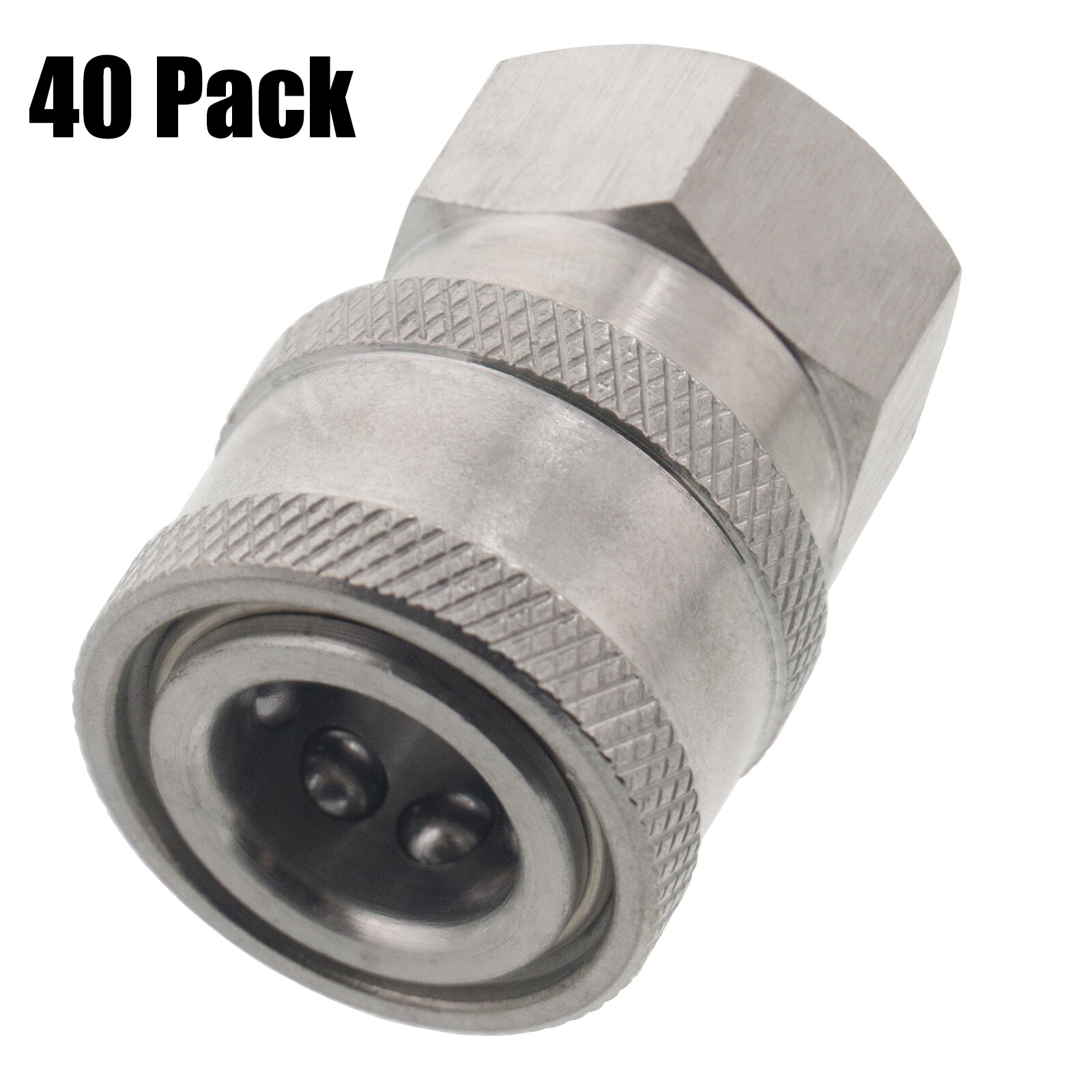 40 Erie Tools Pressure Washer 1/4″ Female NPT to Quick Connect Socket Coupler