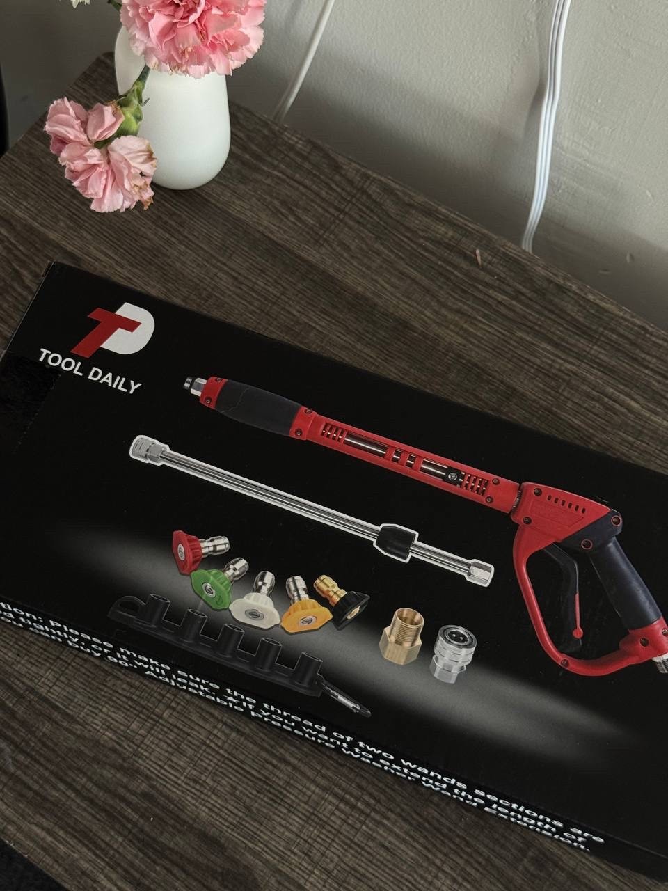 Pressure Washer Gun Wand Kit 5000 PSI with Nozzles