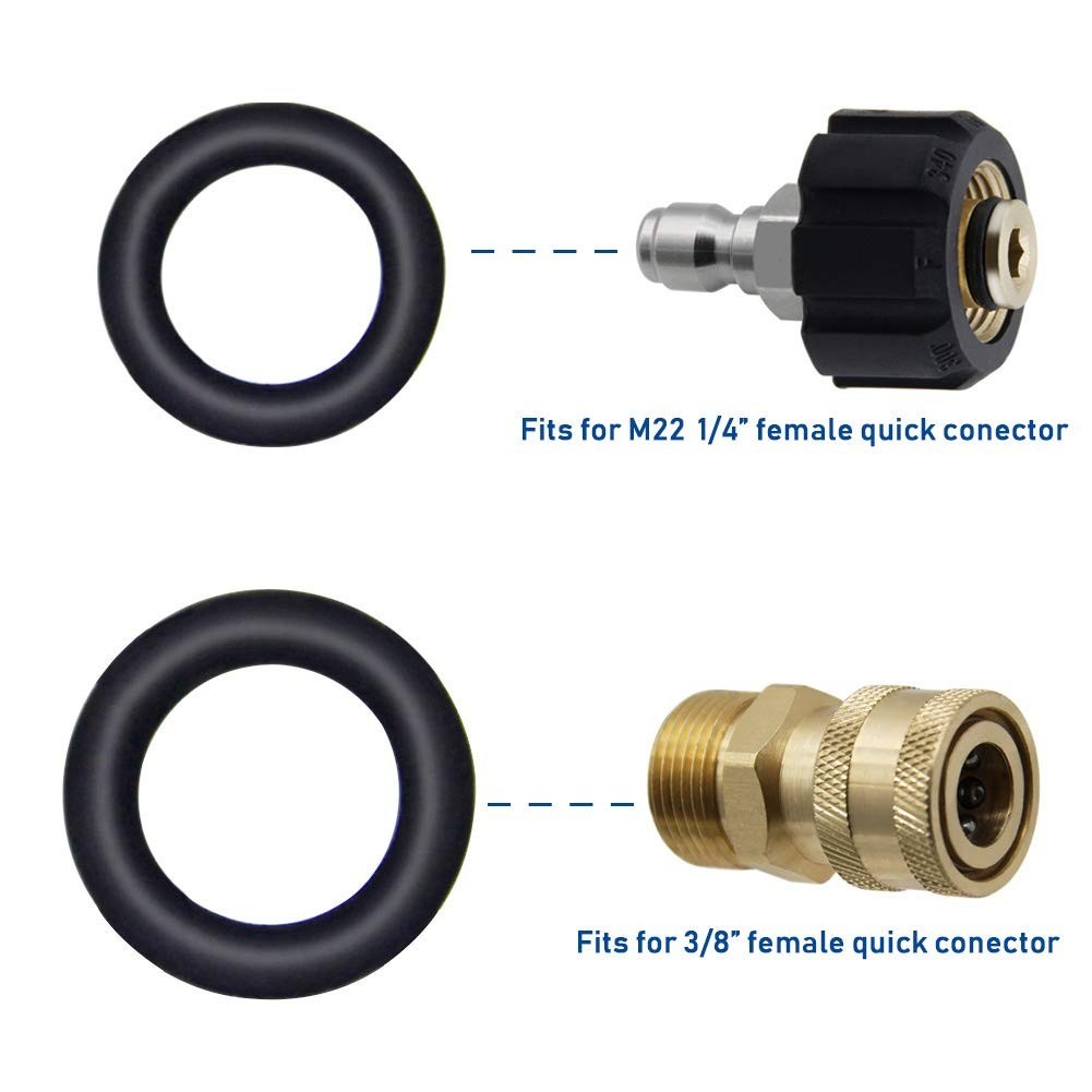 Quality 40 Pack Pressure Washer O-Rings – Essential Replacement for Maintenance