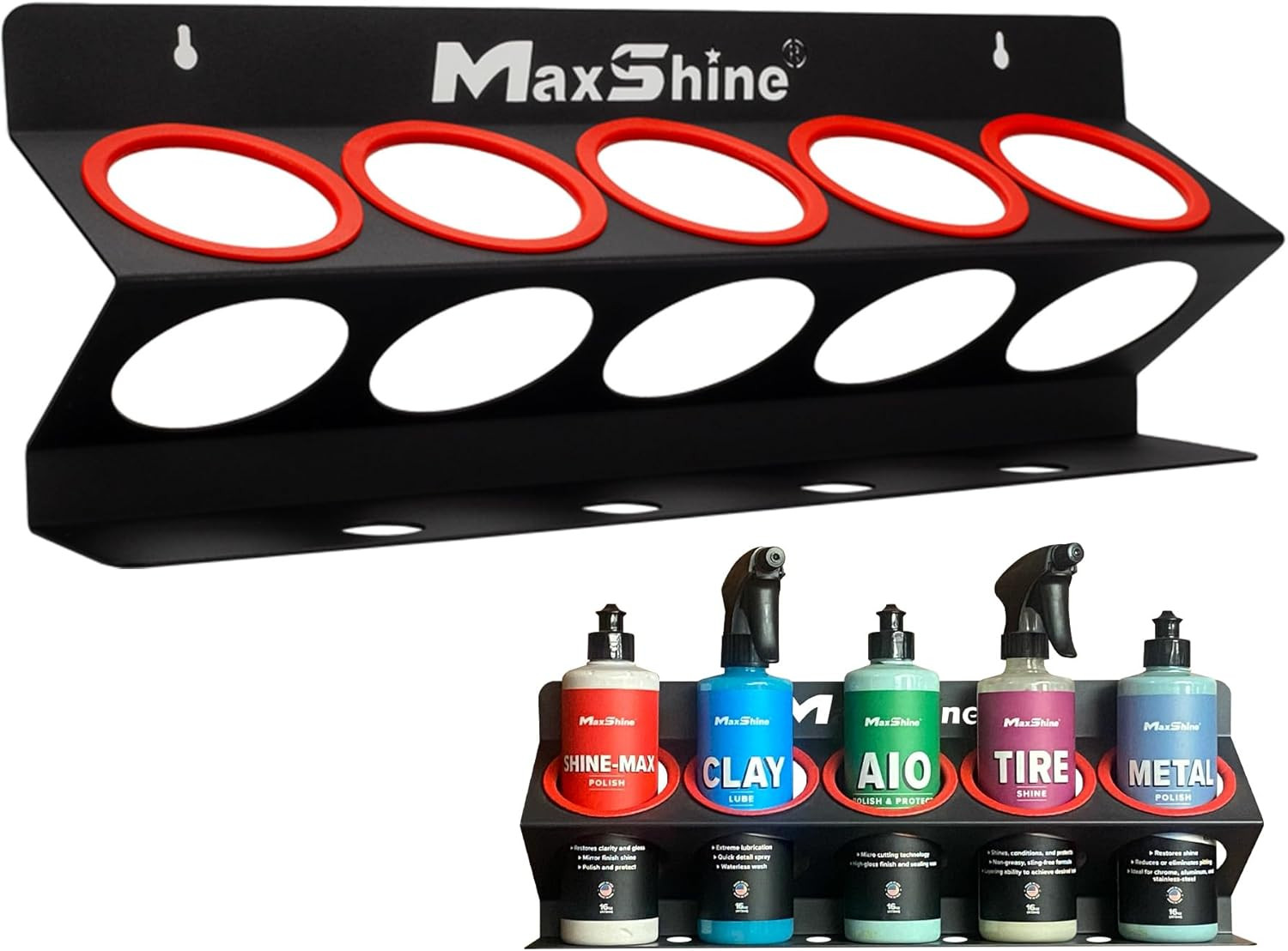 Universal Detailing Spray Bottle Holder – Mobile Detailing & Car Garage Organize