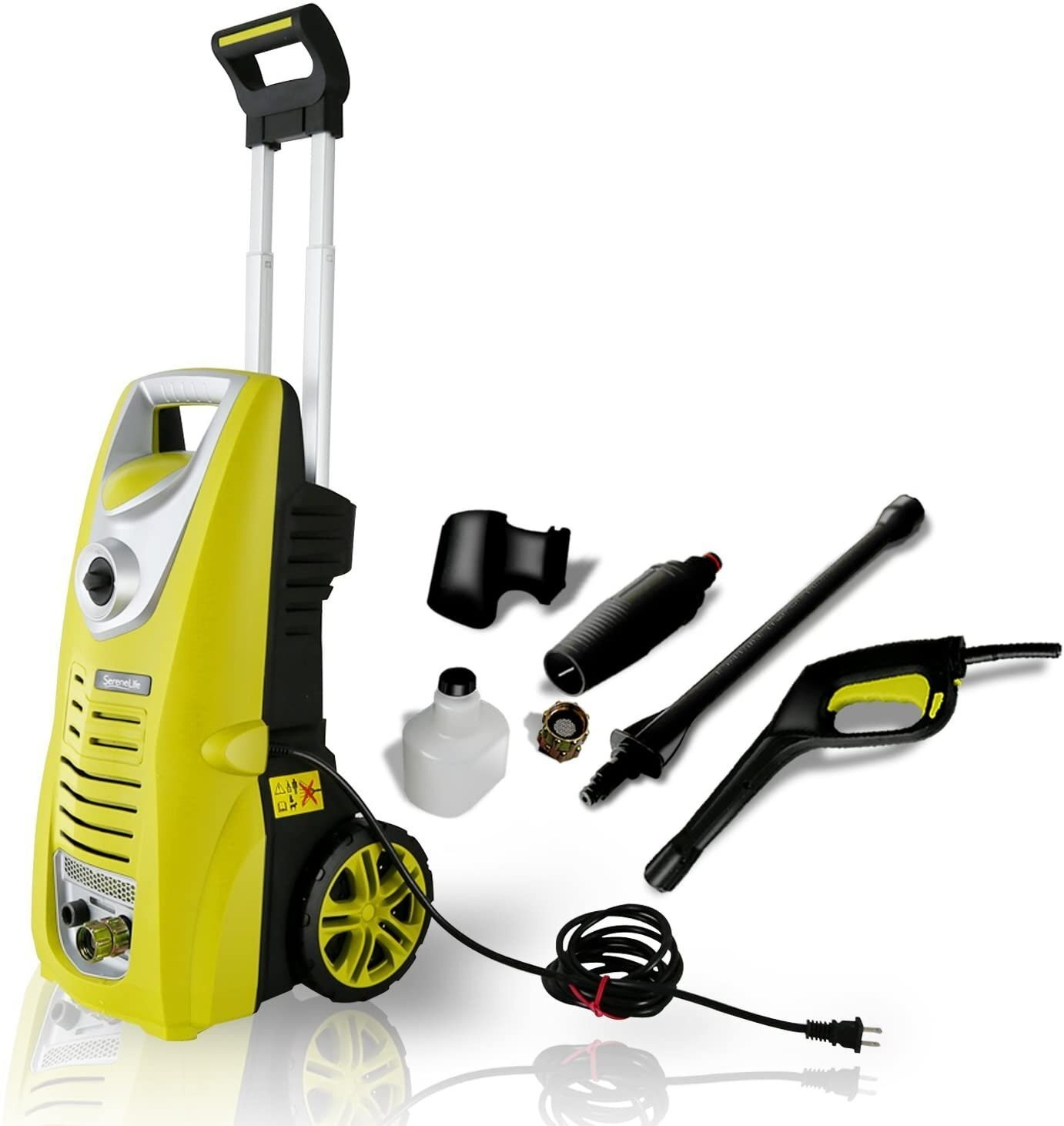 Serenelife Electric Pressure Washer-Powerful Heavy Duty 2000PSI Adjustable