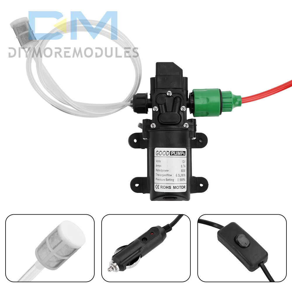 DC12V Portable Car High Pressure Washer Water Wash Cleaner Pump Kit Self-Priming