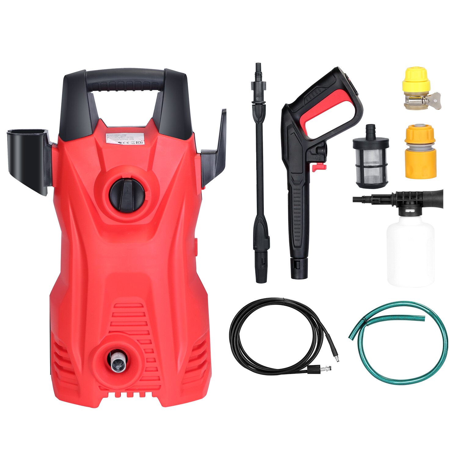 Electric Pressure Washer 3000 PSI 3.2 GPM, Power Washer Foam Cannon Waterproof