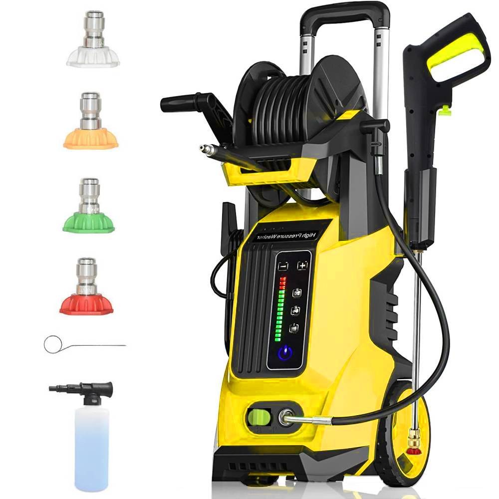 Powerful Electric High Pressure Washer 3800PSI Max 2.6 GPM Power Washer 1800W