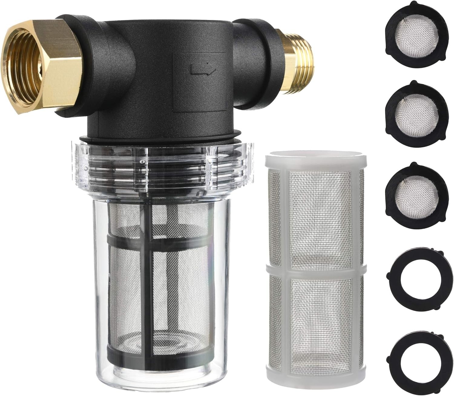 Stainless Steel Garden Hose Filter for Pressure Washers – 40 & 100 Mesh