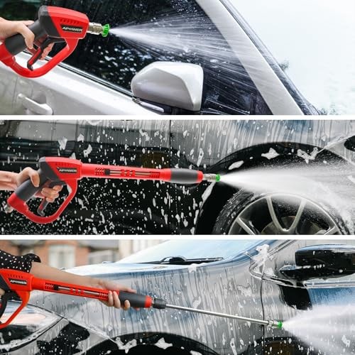 Pressure Washer Gun, with Replacement Wand Extension Power Washer Long 40 Inch