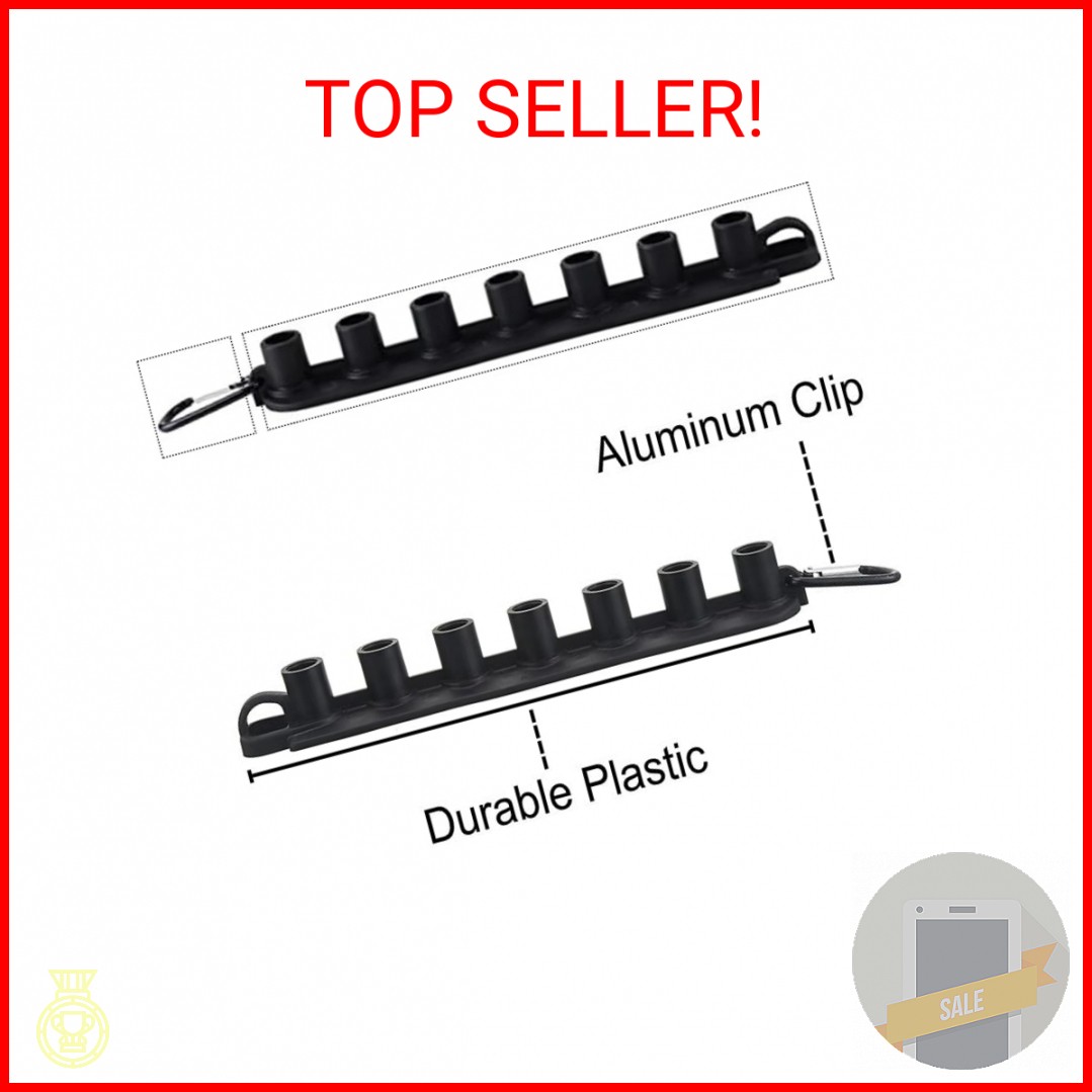 RecDec 2 Pack Pressure Washer Nozzle Holder Holds 5/7 Spray Tips Storage Organiz