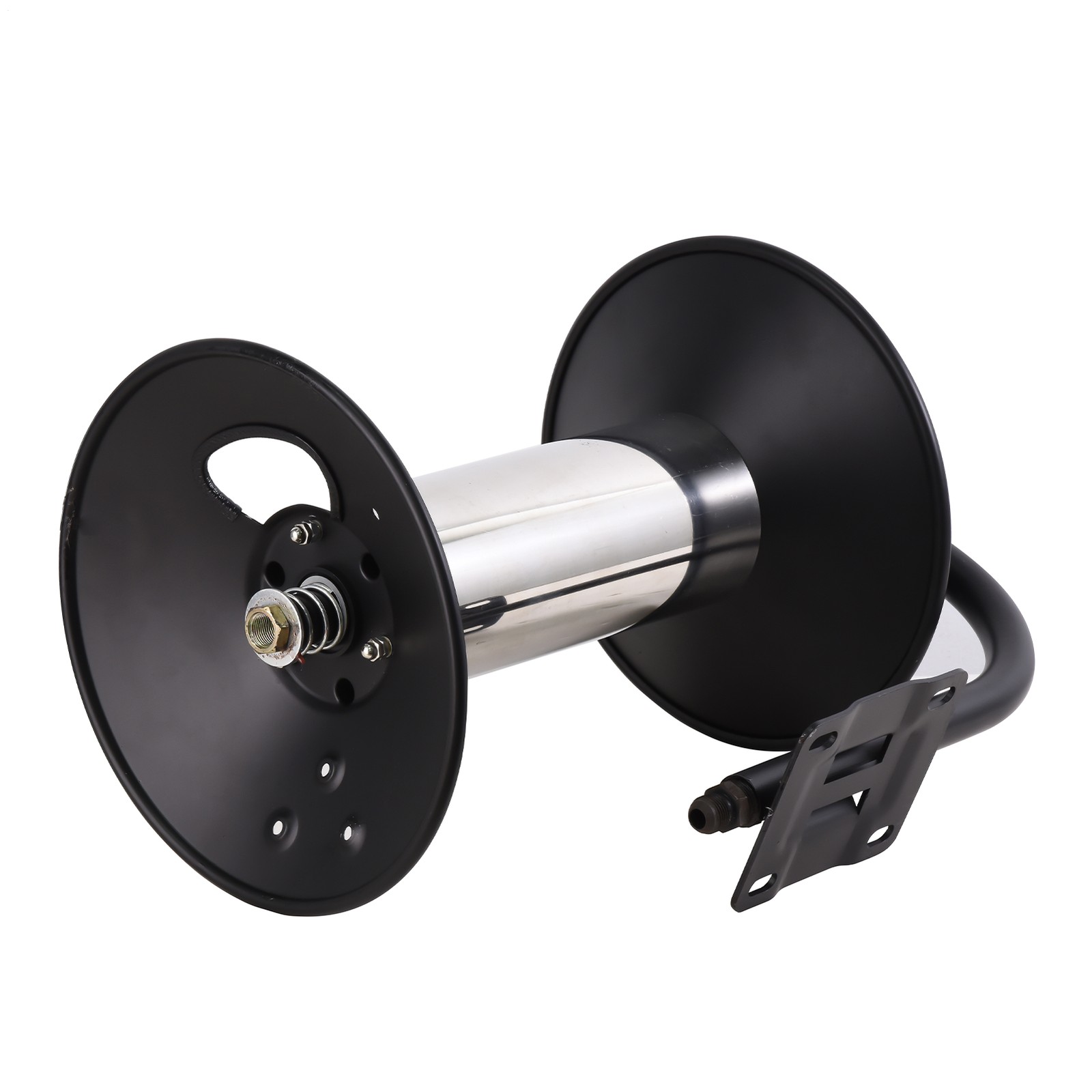 Pressure Washer Hose Reel, 100FT High Pressure Hose Reel with Hand Crank, 3/8″