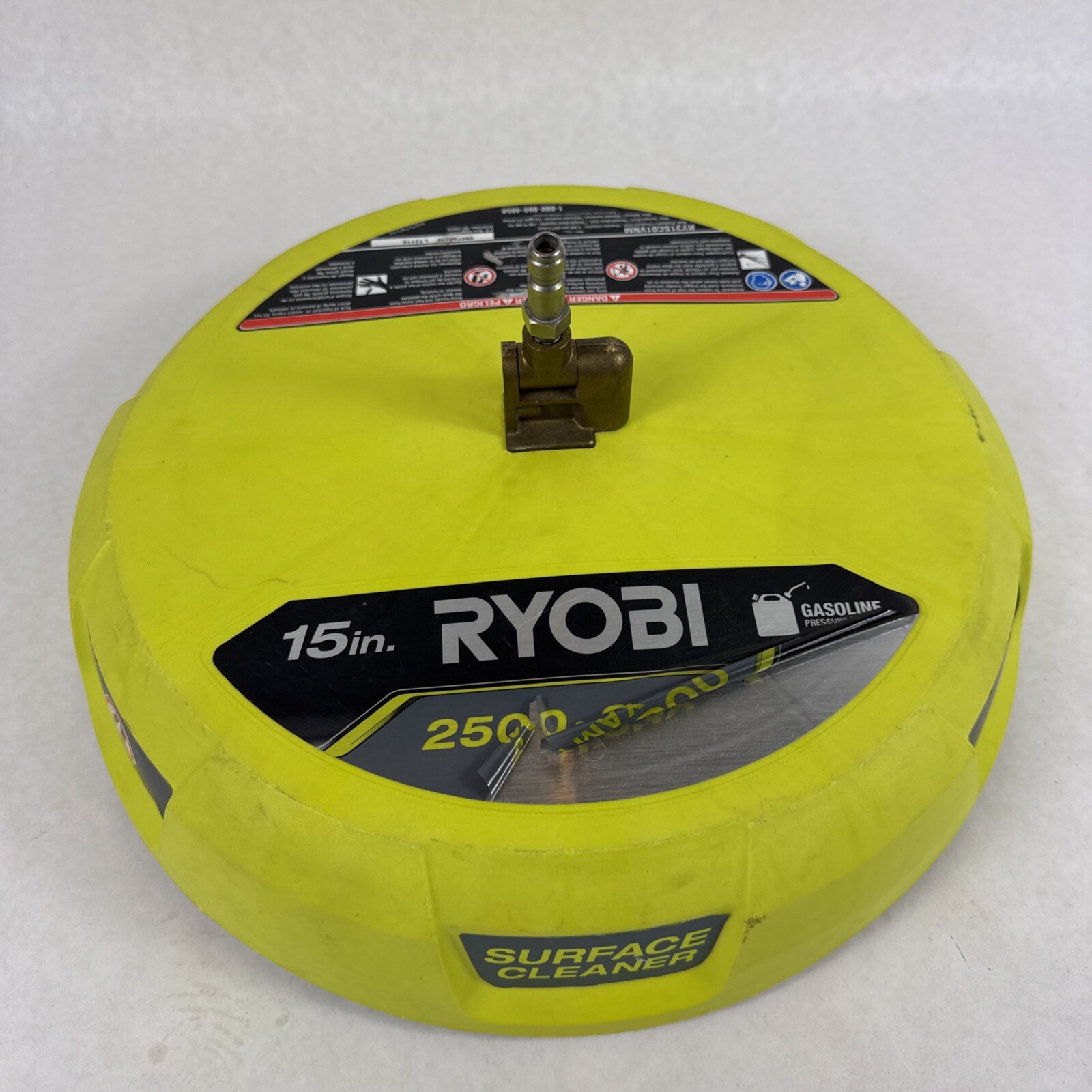 Ryobi RY31SC01 15 in. 2500 – 3300 PSI Surface Cleaner For Gas Pressure Washer