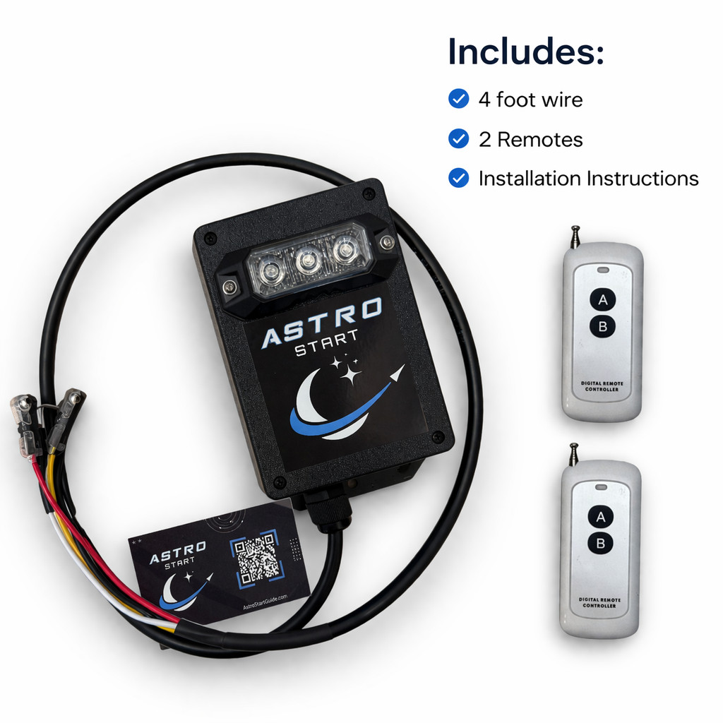 Remote Start Kit – Astro Start – Honda GX160-200 Pressure Washer Engines