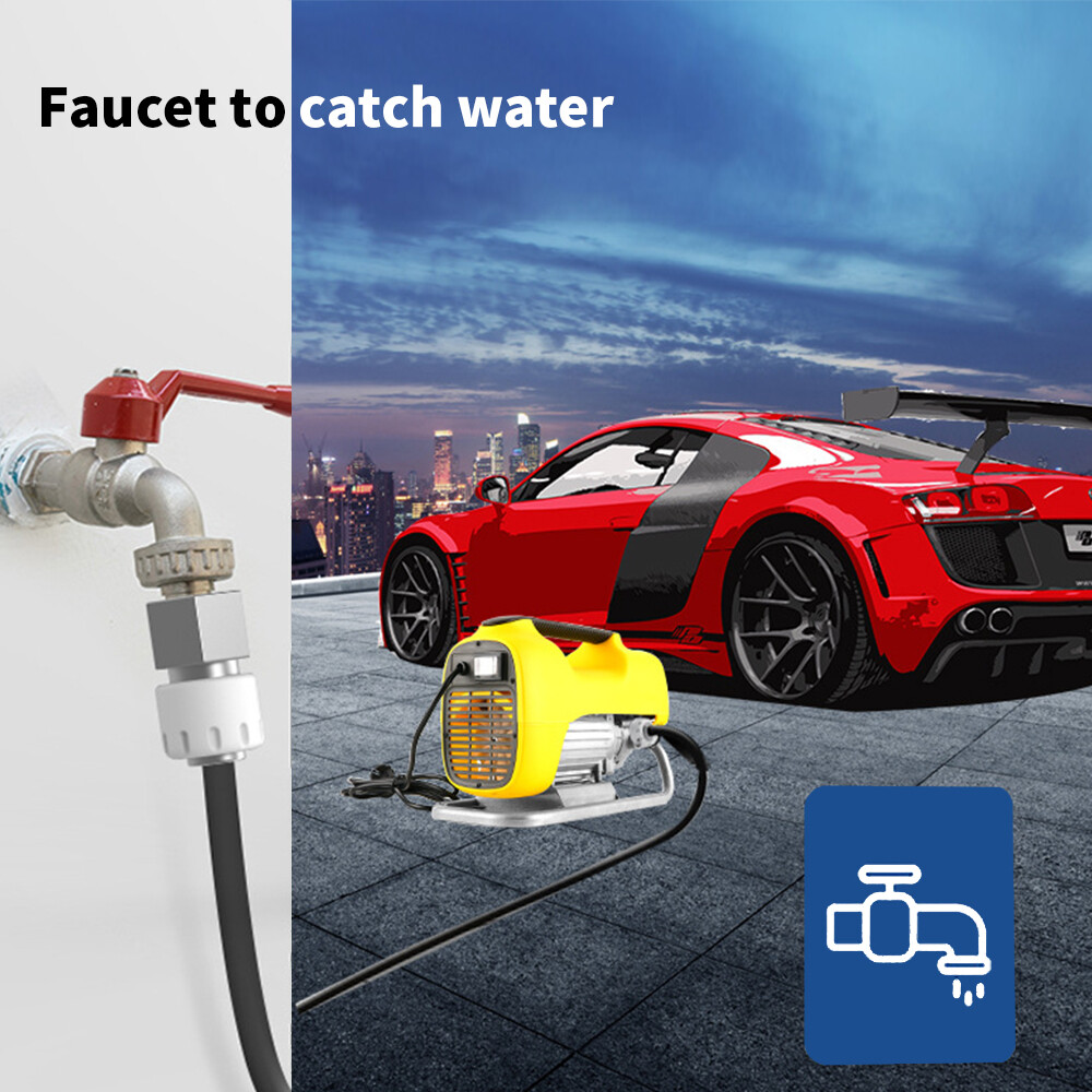 220V Car Washing Pump Small Household Car Portable High Pressure Automatic Pump
