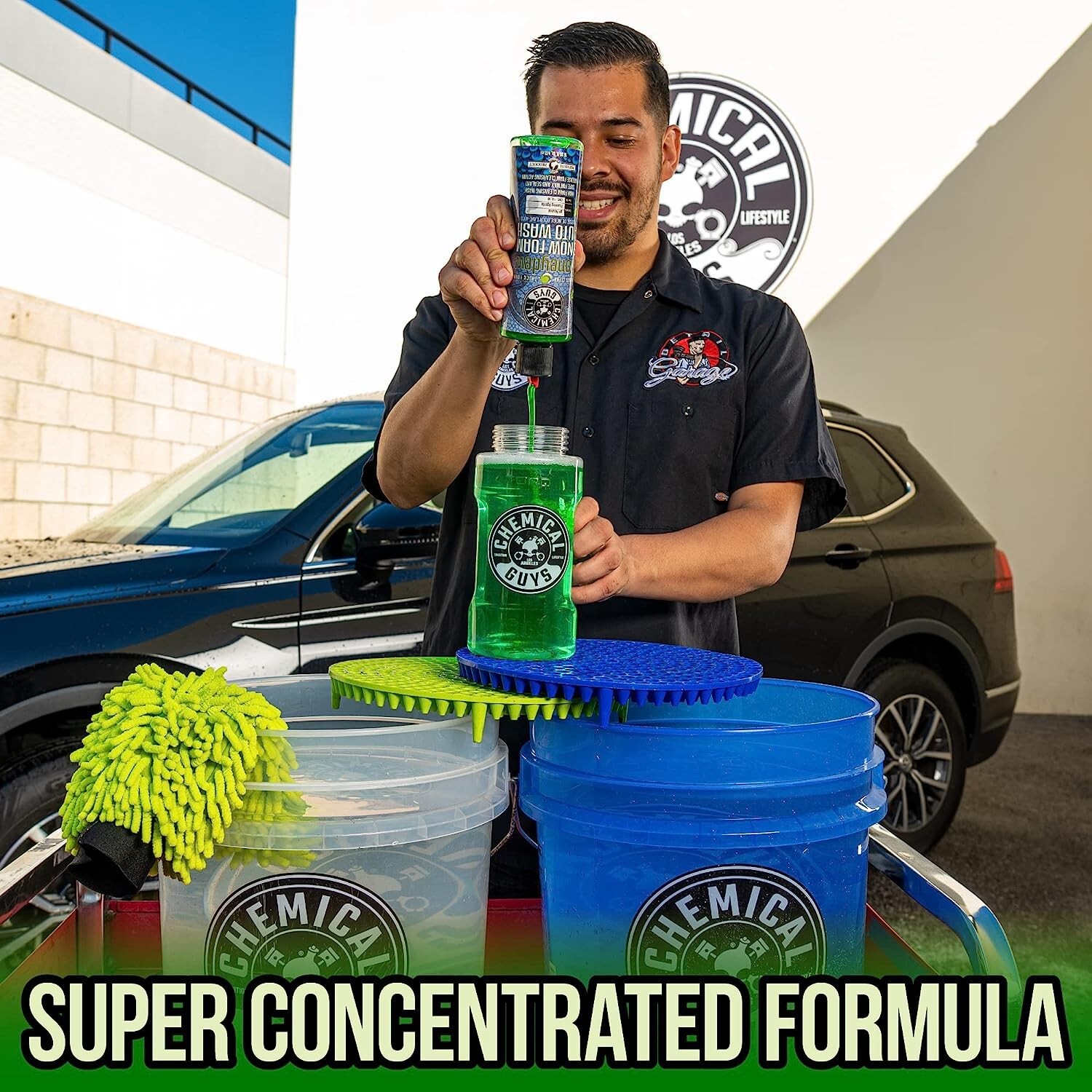 Car Wash Snow Foam Shampoo Pressure Washer Jet Gun Soap Cleanser Cannon 16 Oz