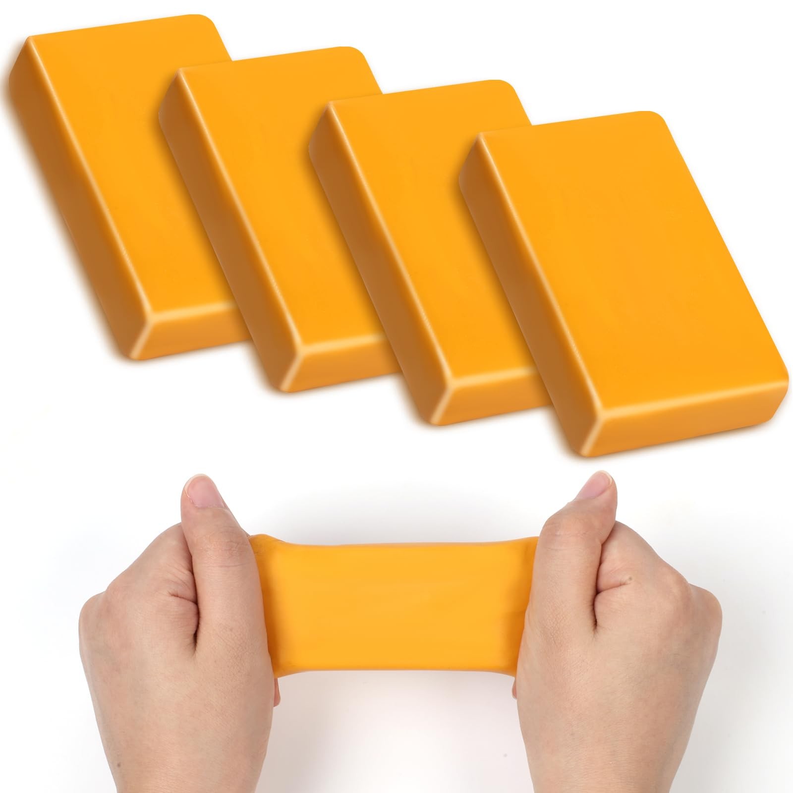 TEAWOO Car Clay Bar 4 Pack 400g, Premium No Scratch 4 count, 400g