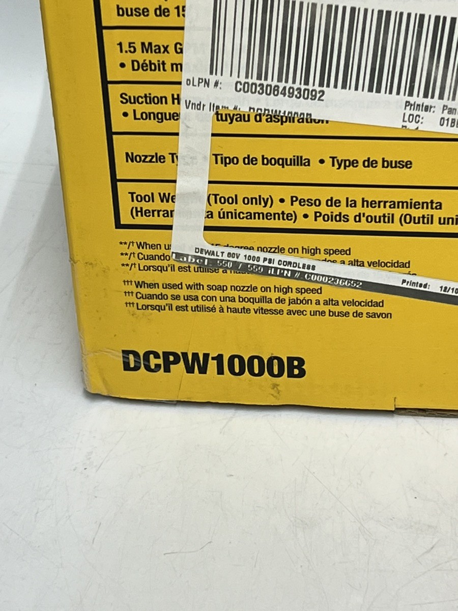 DEWALT DCPW1000B (UD2123194)
