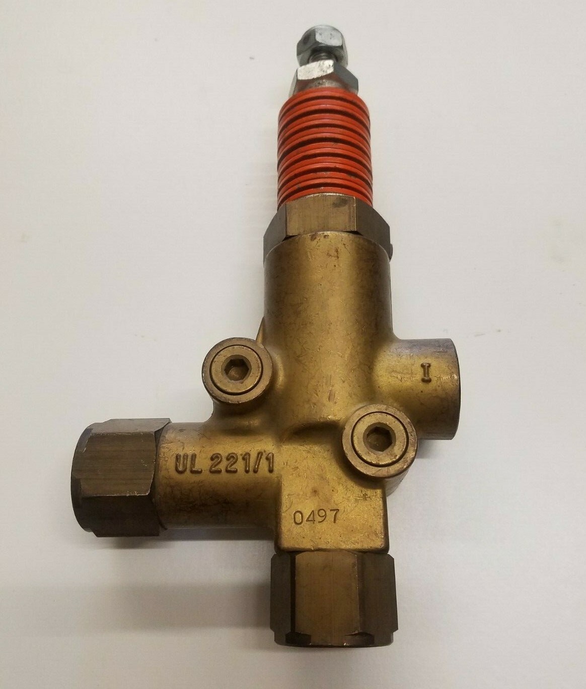 1/2″ Pressure Actuated Unloader 4060 psi max 10.6 GPM 21.1 GPM