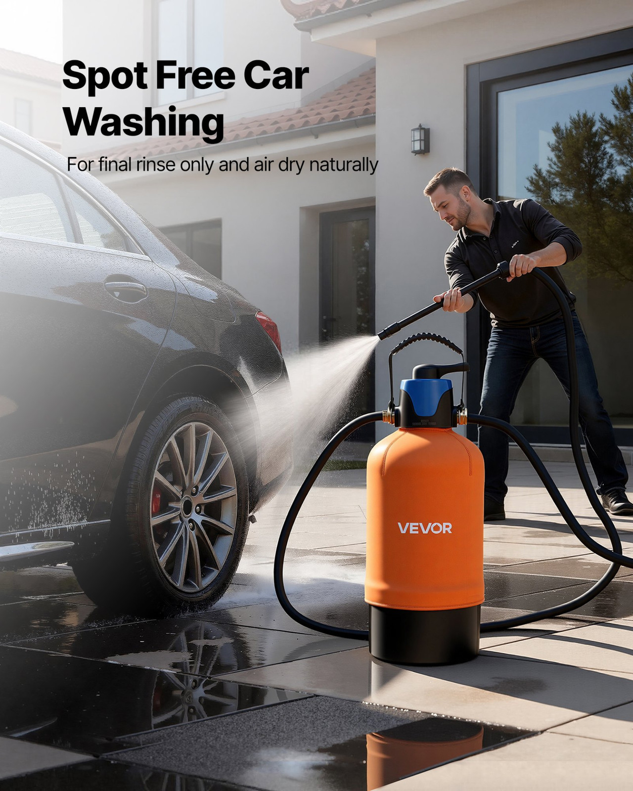 Deionized Water System Spotless Car Wash Filter w/ TDS Meter