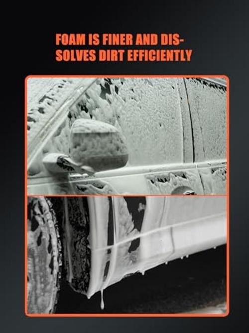 Pressure Foam Sprayer, 2.25L/76 oz Electric Pressurized Soap Sprayer Car Foam