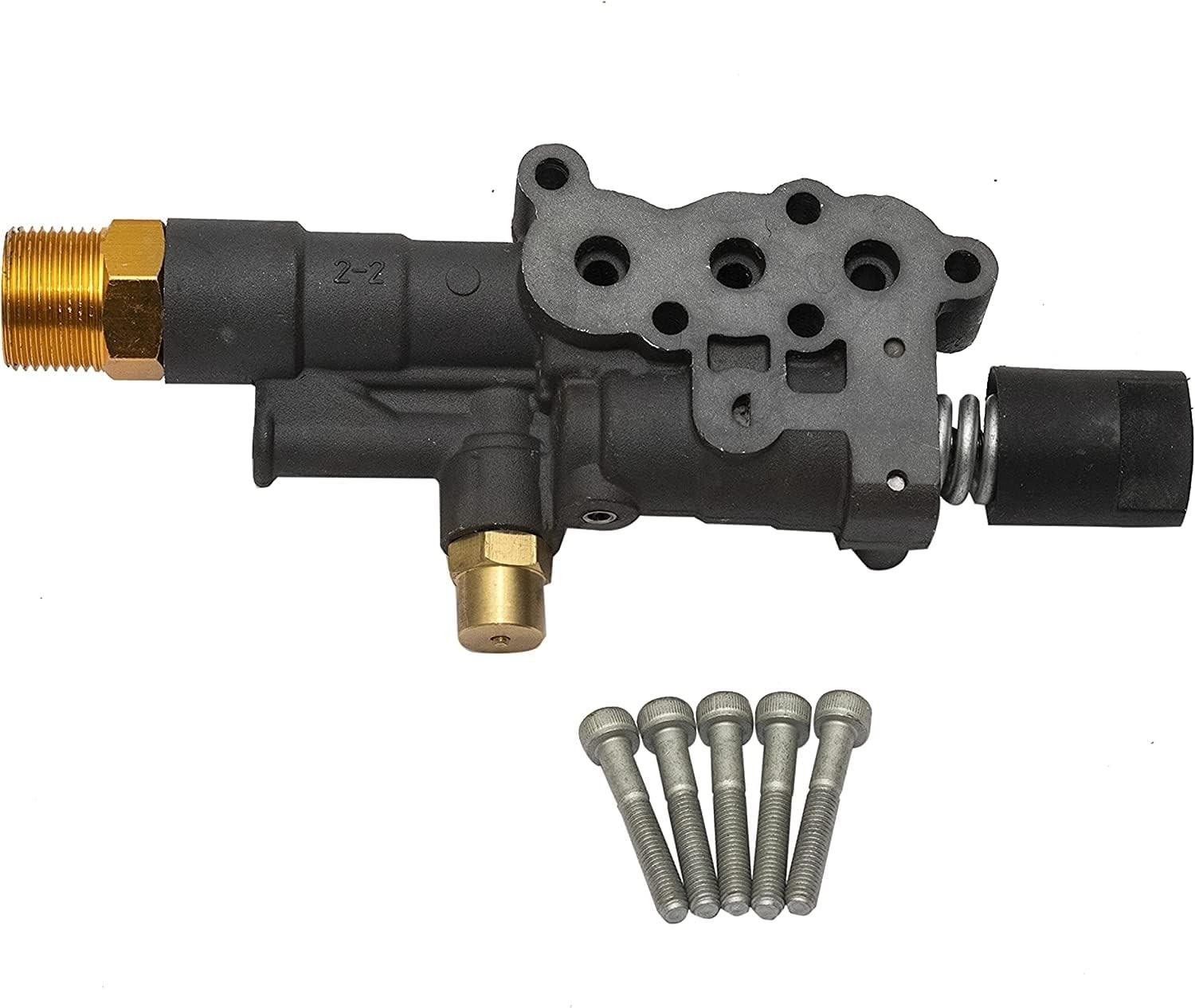 Complete Manifold Replacement Kit for AAA Axial Cam Pressure Washers – Black