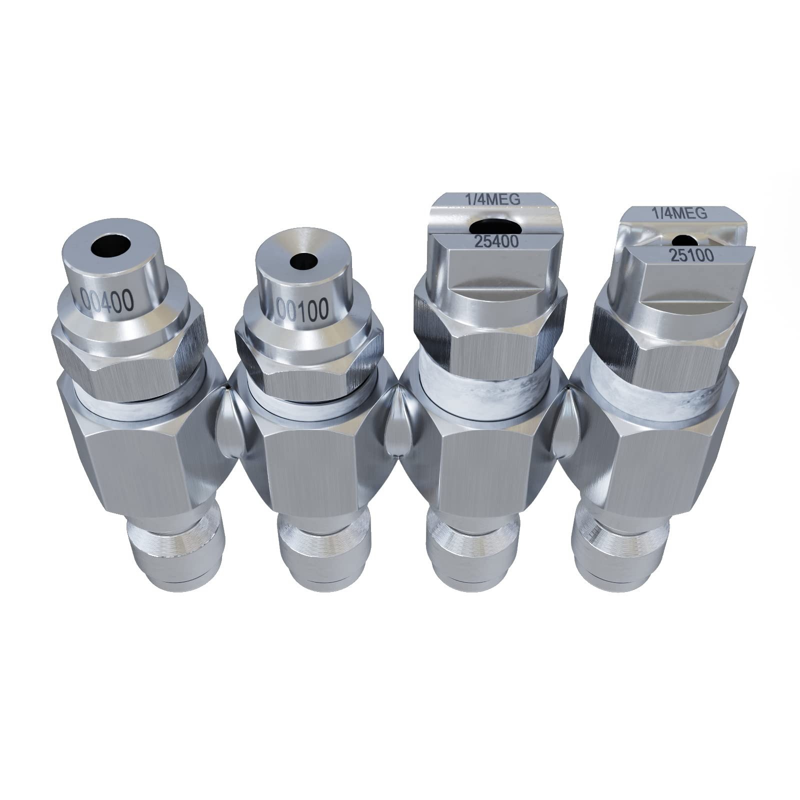High Pressure 4 GPM J Rod Nozzle – 1/4″ Quick Connect Soft Wash System – 4 Tips