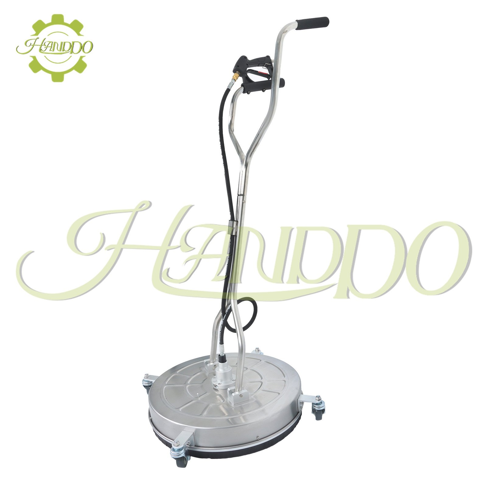 Pressure Washer 24″ Surface Cleaner w/ Handles & Wheels Quick Connect 6000 psi