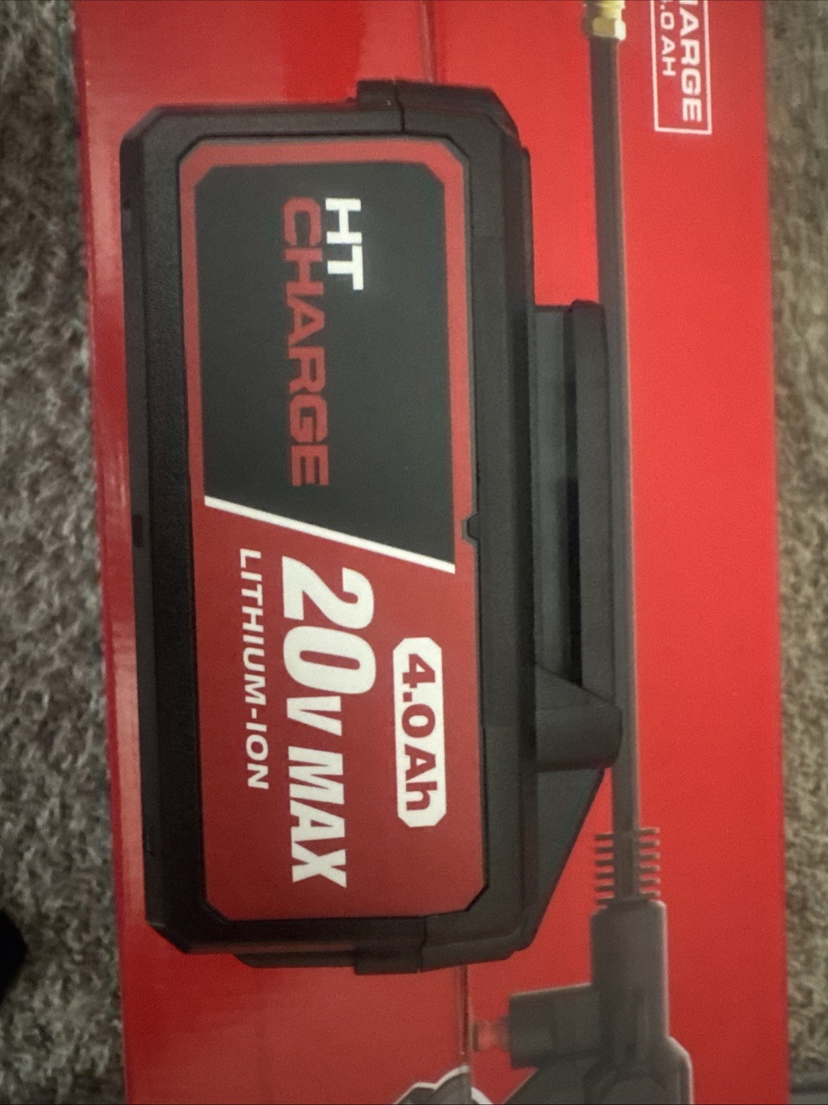 Hyper Tough 710 PSI 20V Brushless Cordless Porta Pressure Cleaner W/ 2nd Battery