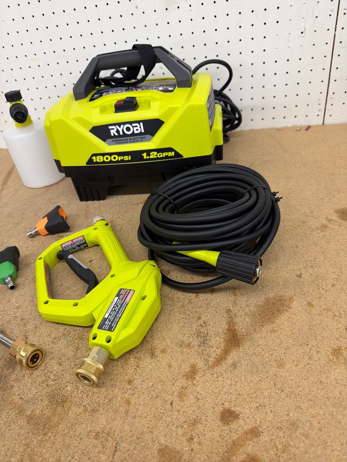 RYOBI 1200 PSI 1.8 GPM Cold Water Electric Pressure Washer
