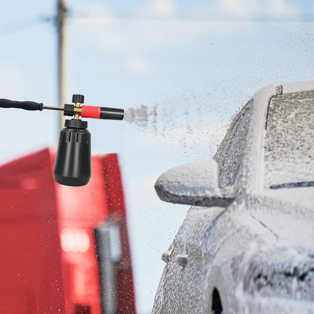 Foam Cannon up to 4000 PSI, Pressure Washer Foam Cannon with 1/4” Quick Connect