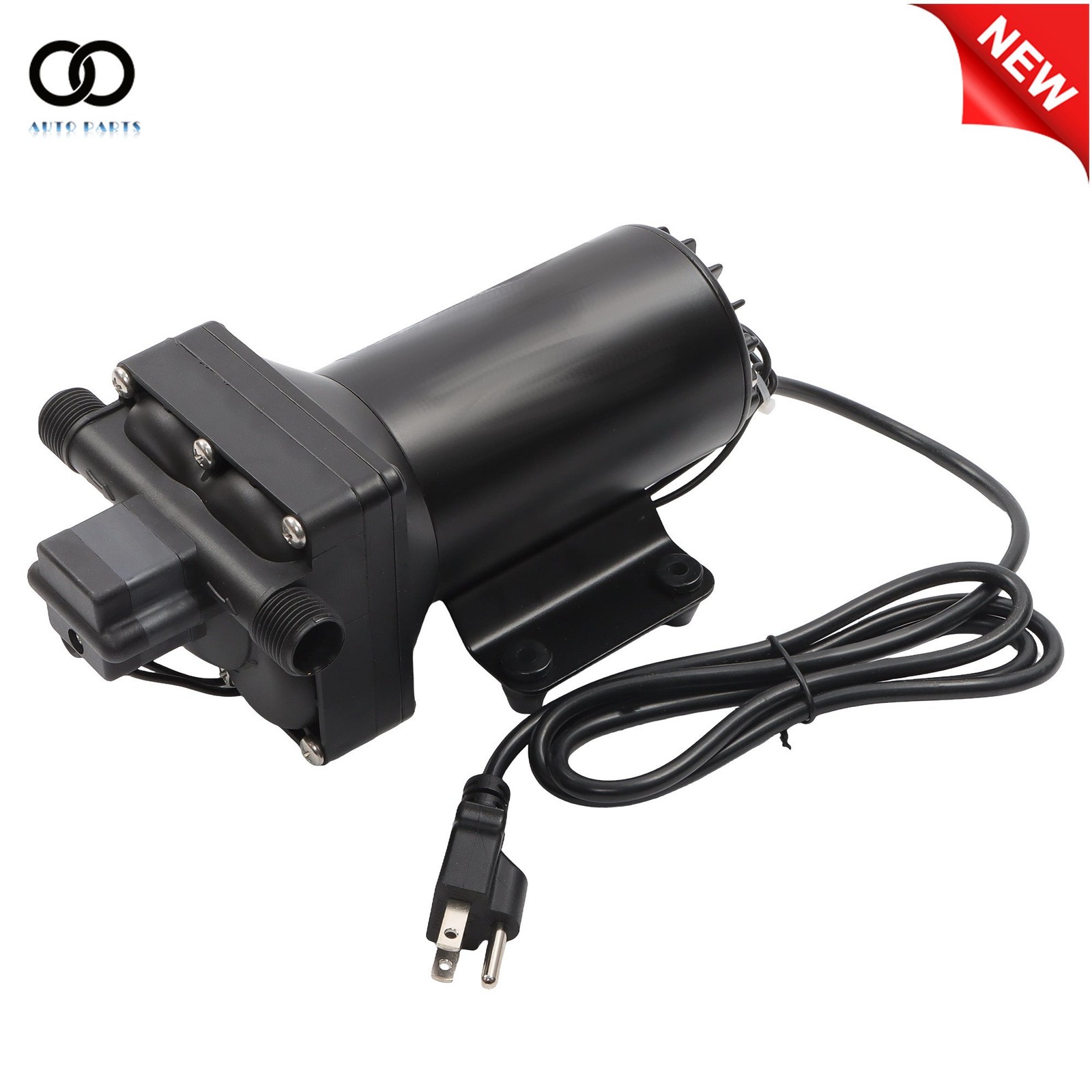 Water Diaphragm Pump 4-chamber 5.5GPM 75PSI 110V AC Self Priming RV Water Pump