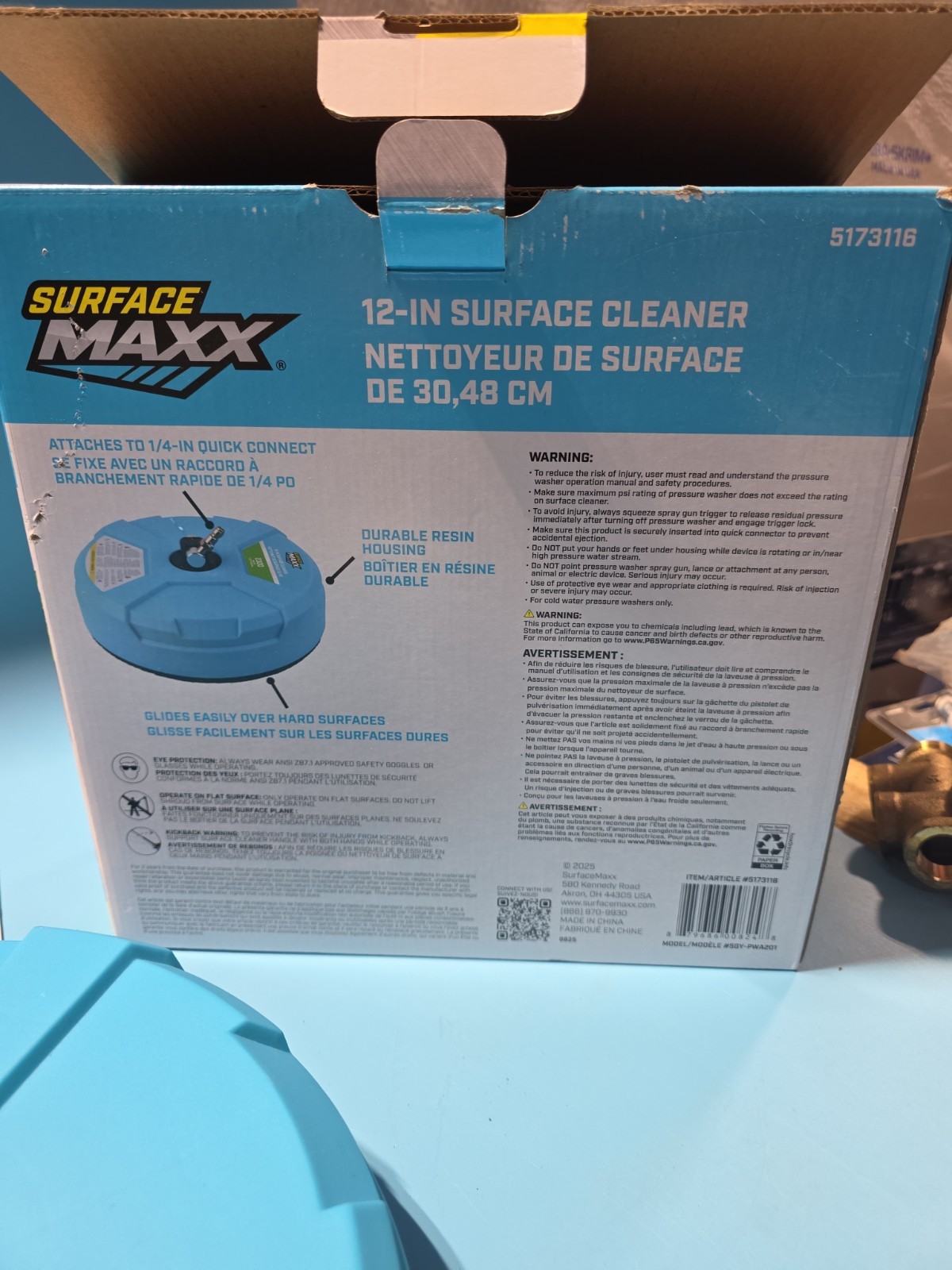 Surfacemaxx 12-in Surface Cleaner 2300Max PSI #5173116 Model #SGY-PWA201