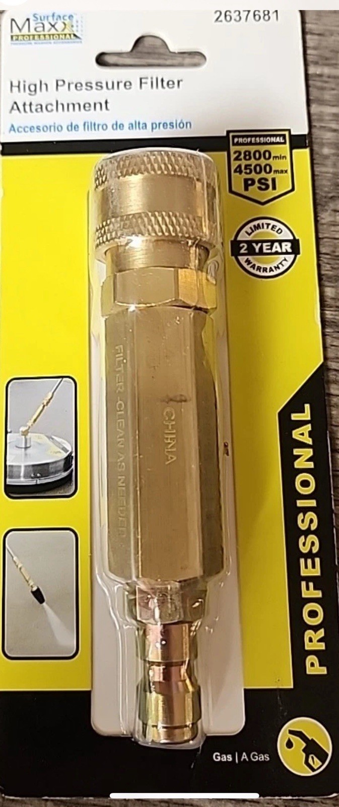 Surface Maxx High Pressure Filter Attachment #2637681