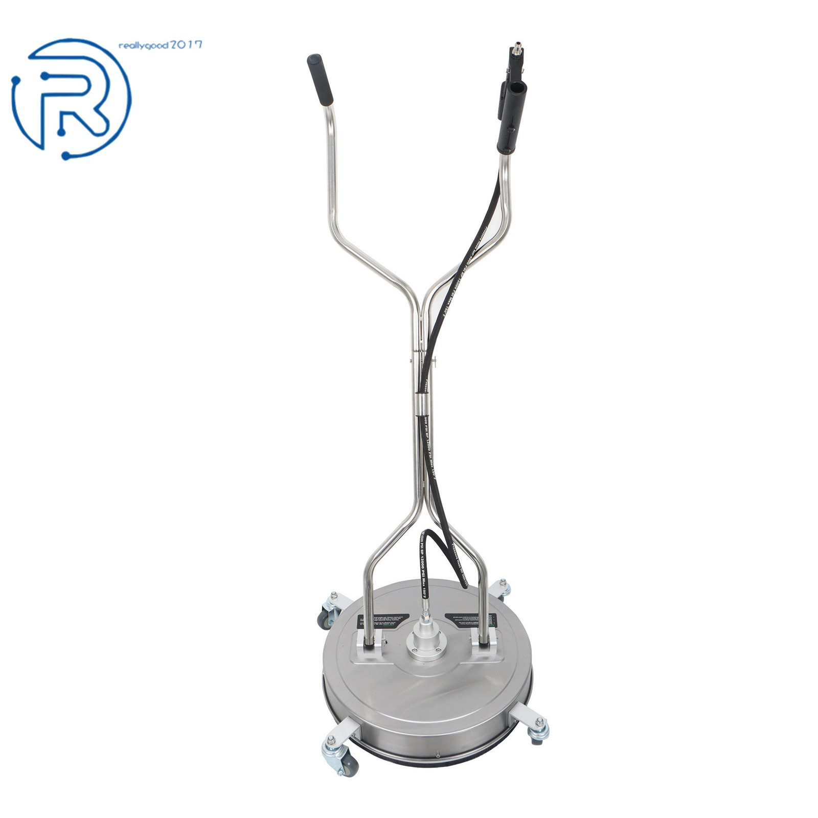 20″ Pressure Cleaner Quick Connect Surface Cleaner 6000 psi w/ Handles & Wheels