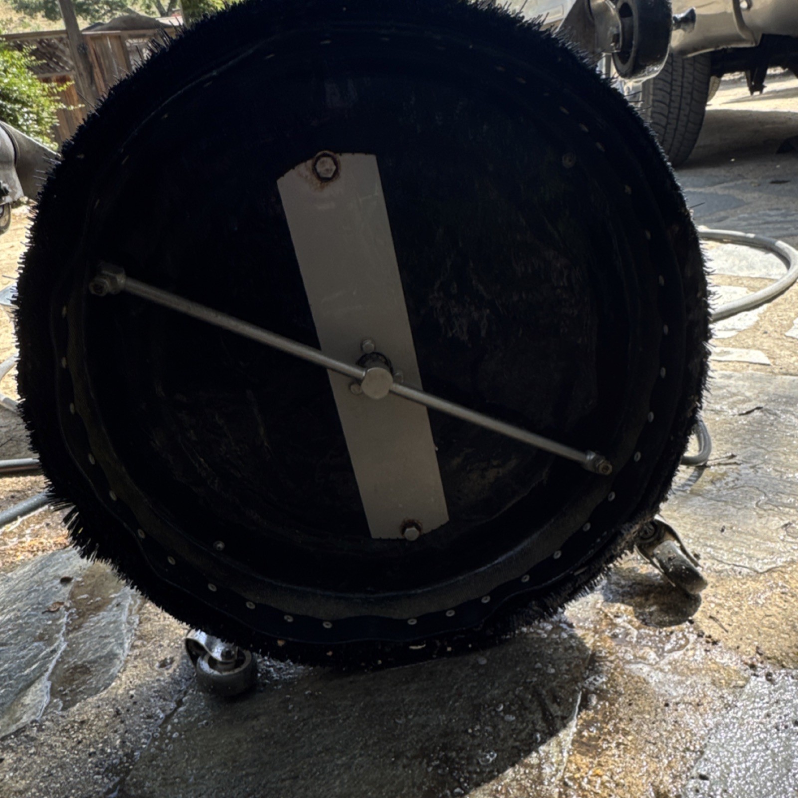Sirocco Vacuums Cold Water Pressure Washer Surface Cleaner Attachment, Casters