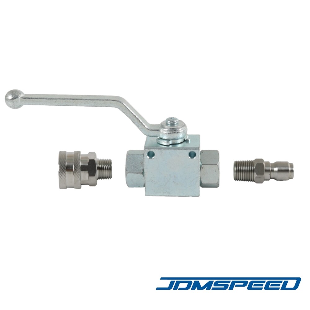 3/8″ Ball Valve Fits Pressure Washers Max 4500 PSI 3/8″ fitting Female Out