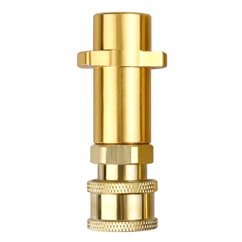 Pressure Washer Brass Adapter for Pressure Washer Foams Pots 1/4Inch Interfaces