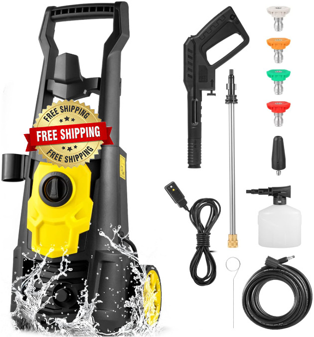 Compresora Para Lavar Carros Hidrolavadora De Alta Presion Lavadora 2000 PSI New