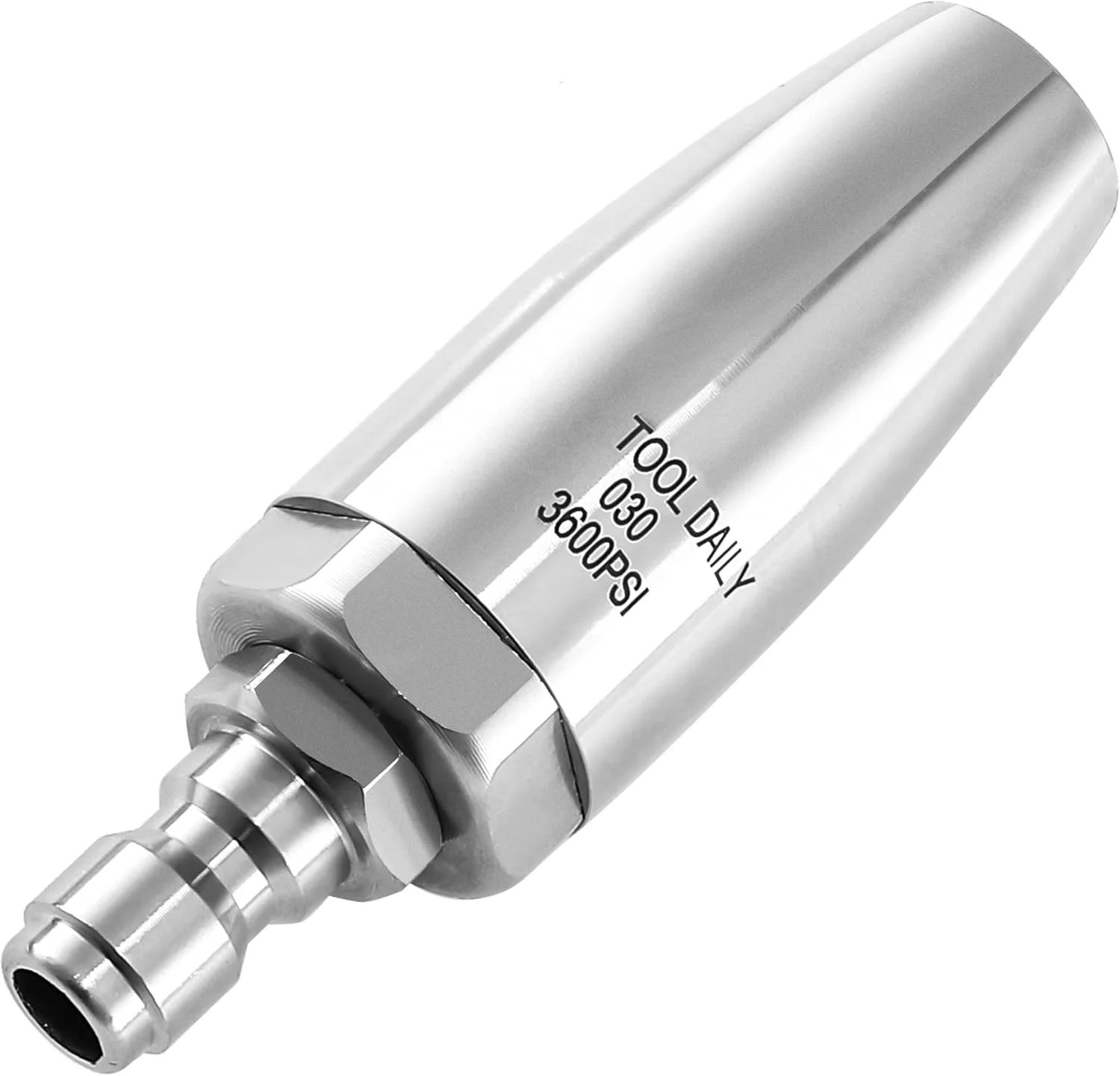 360 Rotating Turbo Nozzle Pressure Washer Stainless Steel 3600PSI Tool