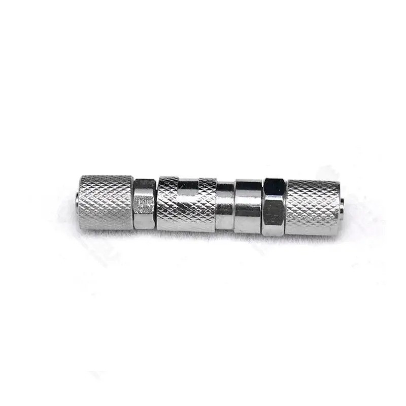 Hydraulic Quick Converter Nozzle Copper Chromium Plated Pressure HP Quick Joint