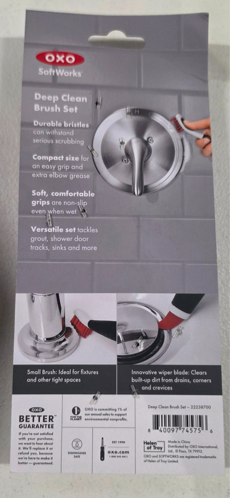 OXO, Blue Good Grips Deep Clean Brush Set