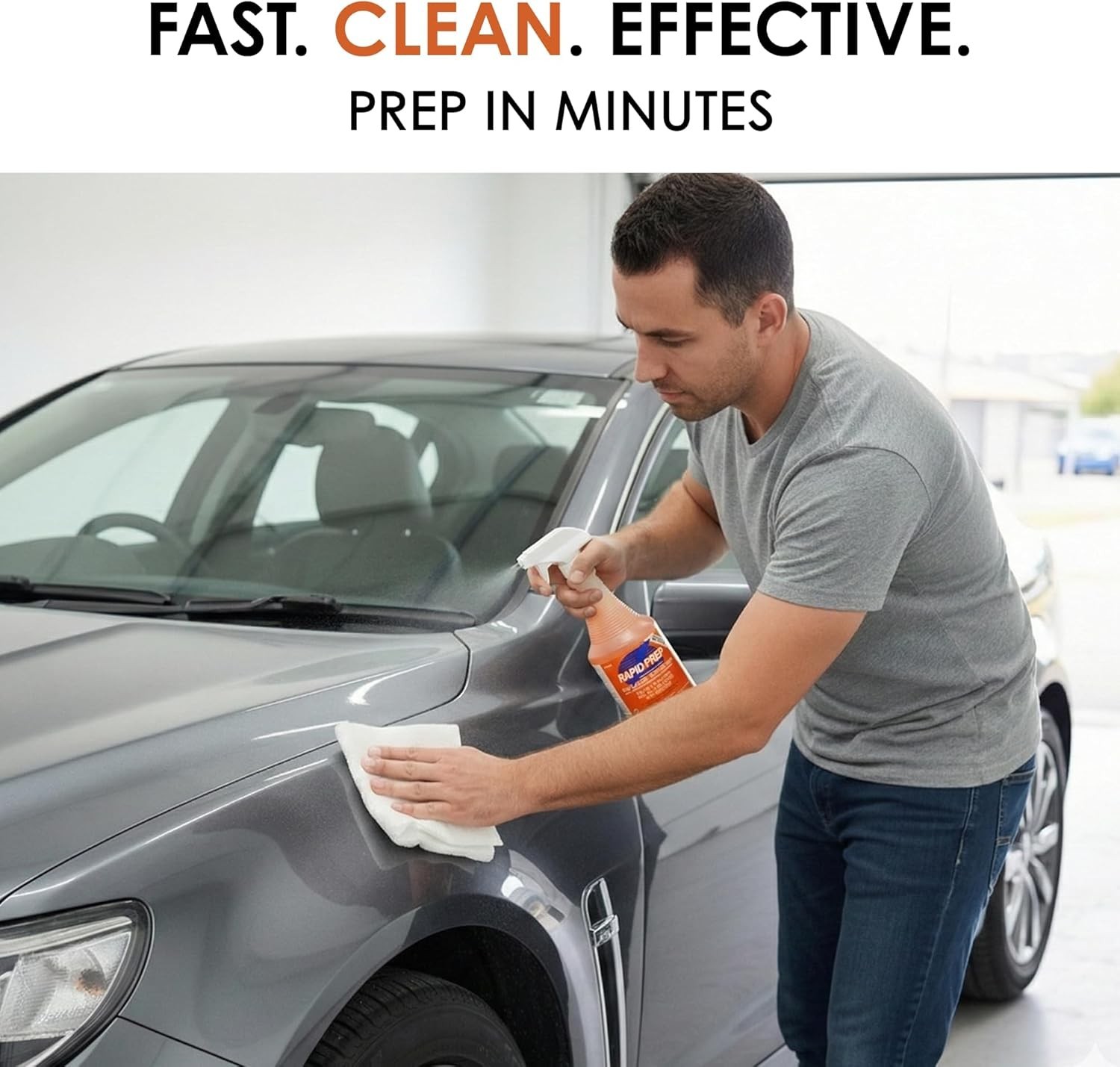 Rapid Prep Safe Surface Cleaner 128 oz | Perfect for Glass, Metals, and Graphics